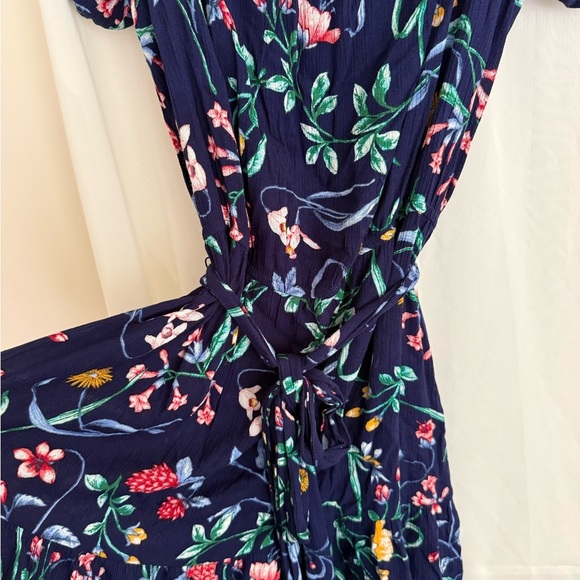Excellent Condition Slate & Willow Navy Floral Mini Dress Size Medium - Picture 5 of 7